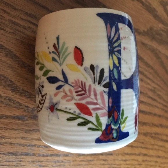 Starla M. Halfmann Monogram Mug R Anthropologie - Picture 5 of 5